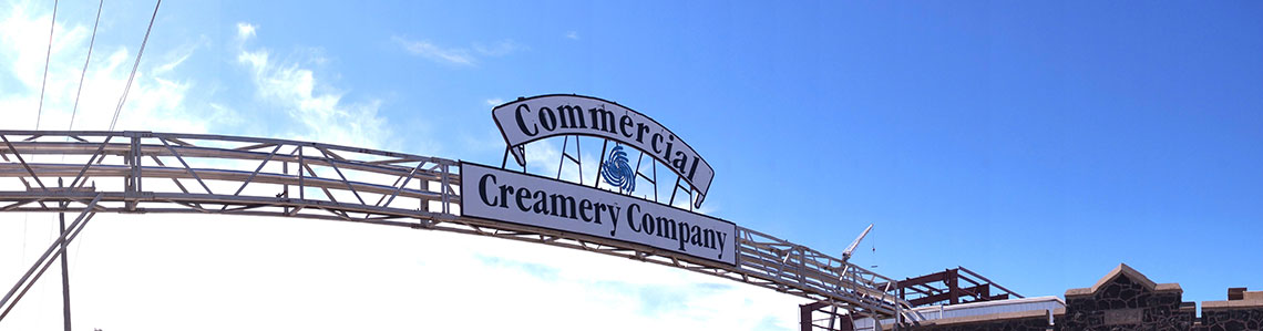 Commercial Creamery Company Sign